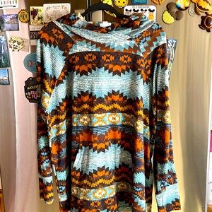 Lularoe Amber hoodie 2x